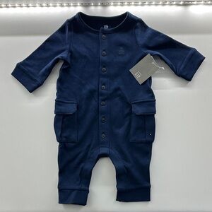Baby Gap Navy Blue Baby Romper